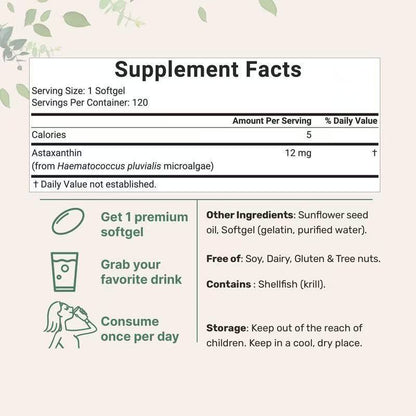 Astaxanthin Antioxidant Support