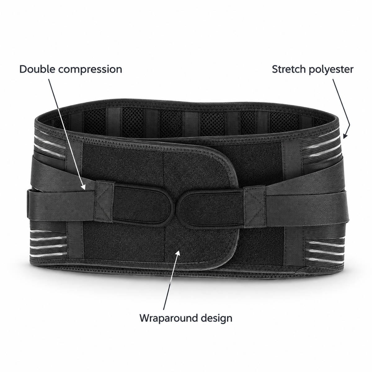 Double Compression Waist Support Belt