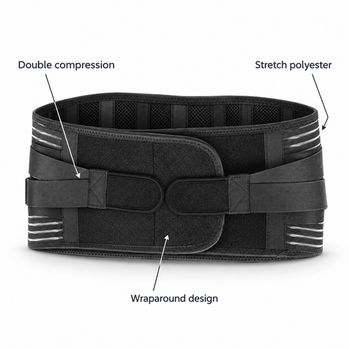 Double Compression Waist Support Belt