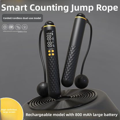Intelligent Counting Skipping Rope Rechargeable Dual-Mode Fitness Rope
